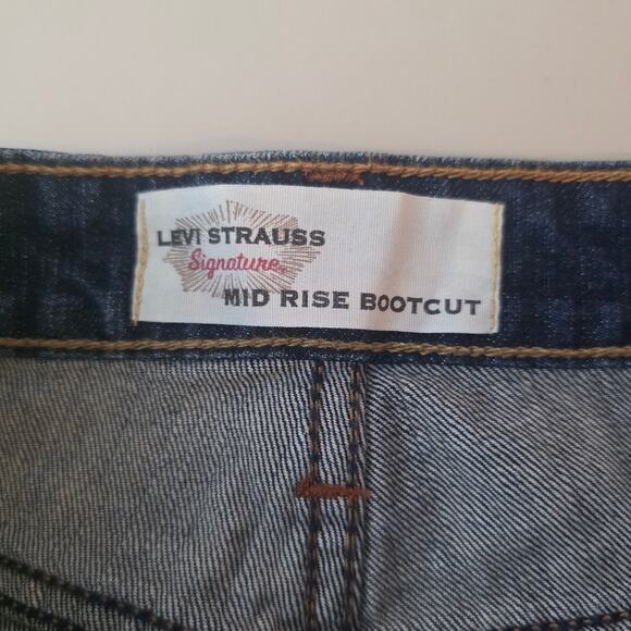 NWT Levis mid rise boot cut stretch jeans - 14 misses - Picture 2 of 6